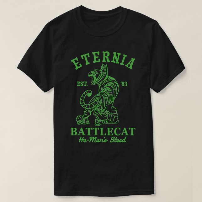 Eternia Battle Cat He Man Toy 1980 T-Shirt (Design Front)