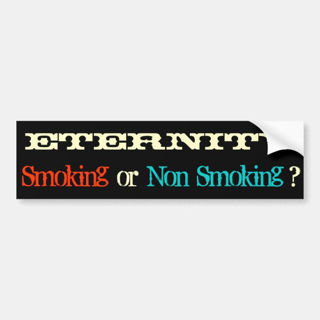 Eternity Bumper Sticker (Front)