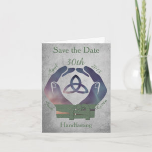 Eternity Handfasting Save the Date Note Card