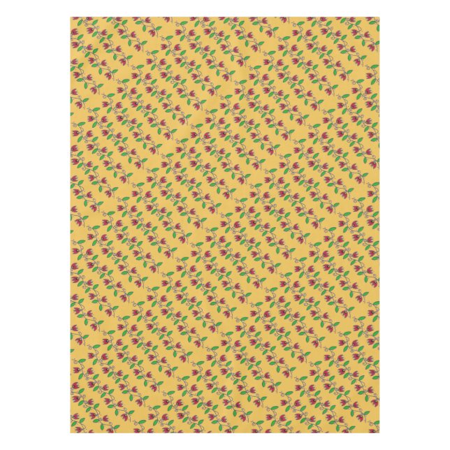 Eternity Vine Ukrainian Folk Art Motif Tablecloth (Front)