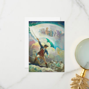 Ethan Allen, Forerunner of Independence by Wyeth Thank You Card