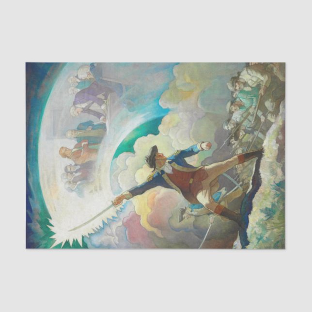 Ethan Allen, Forerunner of Independence by Wyeth Tissue Paper (Front)