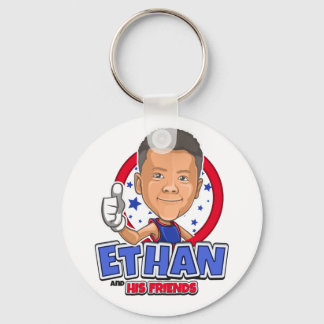 Ethan and His Friends Keychain