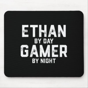 Ethan Gamer Halloween Gaming Costume For Men Named Mouse Pad