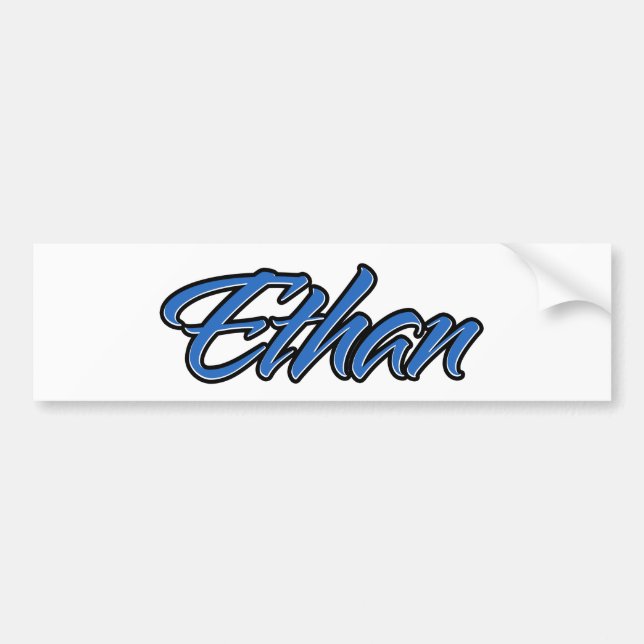 Ethan Name blue Aufkleber Sticker Autoaufkleber (Front)