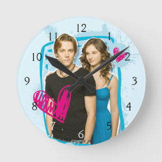 Ethan & Tara Round Clock