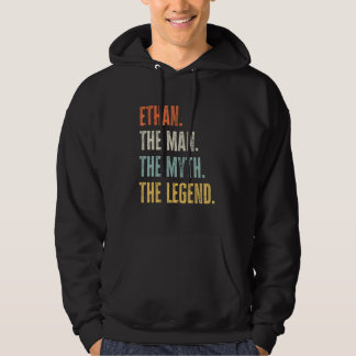 Ethan The Best, Man Myth Legend, Funny Best Name E Hoodie