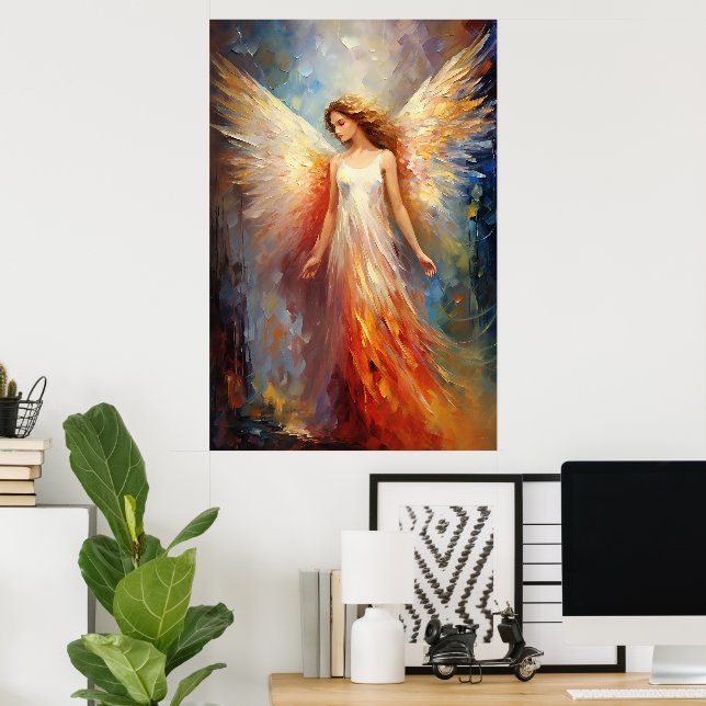 Ethereal Angel Art Poster (Home Office)