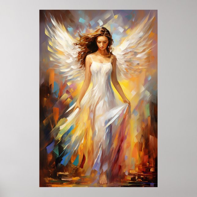 Ethereal Angel Art Poster (Front)