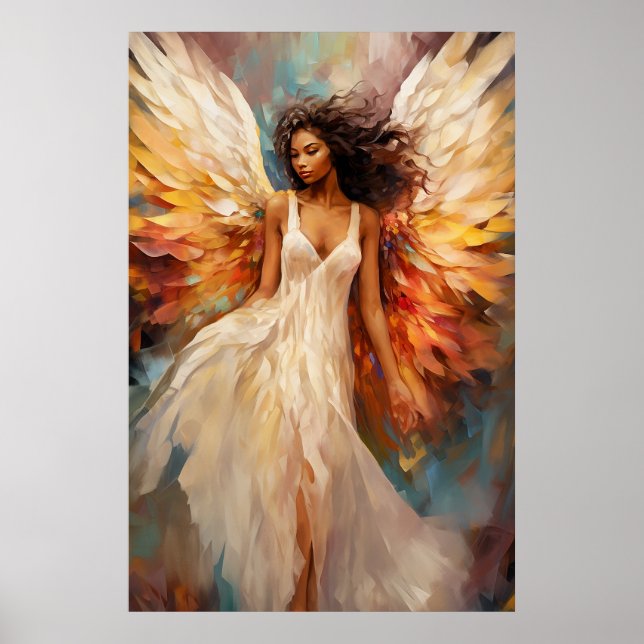 Ethereal Angel Art Poster (Front)