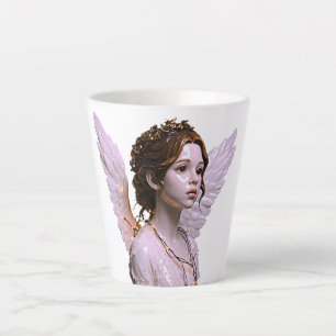 Ethereal Angelic Dreamy Artwork Latte Mug