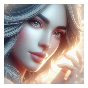 Ethereal Angelic Woman Portrait Art Photo Print