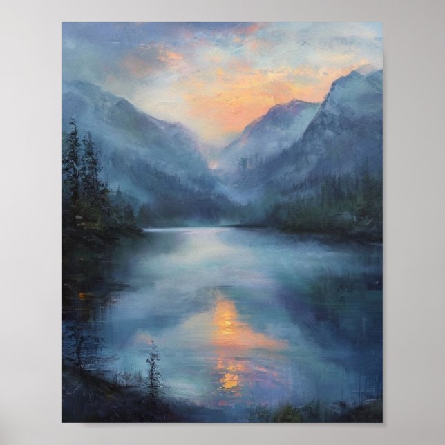 Ethereal Awakening: A Sun-Drenched Reflection upon Poster (Front)