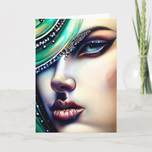 Ethereal Beauty Sparkly Jewels Card