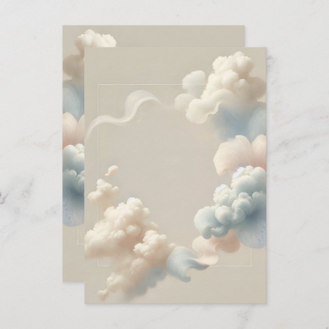 Ethereal Bliss Invitation (no foil) (Front/Back)