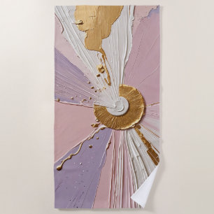 Ethereal Bloom Beach Towel