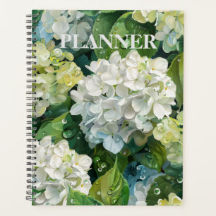 Ethereal Blooms: Your Hydrangea-Designed Planner