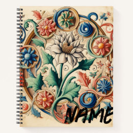 Ethereal Blossoms in Harmony Notebook