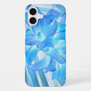 Ethereal Blue Lily, Winter Floral Fantasy iPhone Case