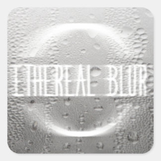 ethereal blur square sticker