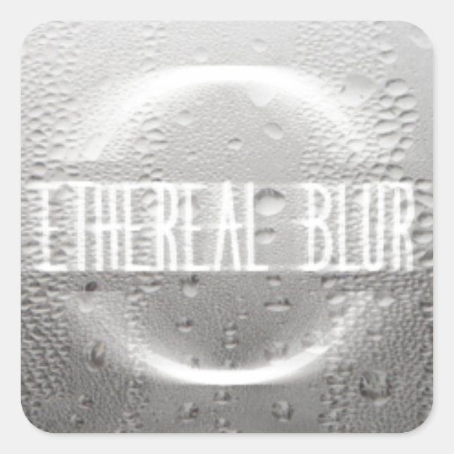 ethereal blur square sticker (Front)