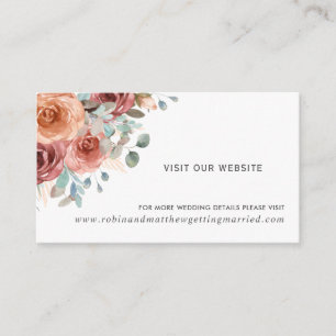 Ethereal Blush Peach, Website, Enclosure Card