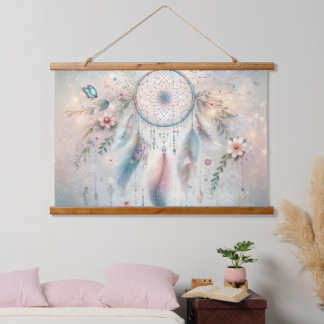 Ethereal Boho Dreamcatcher  Hanging Tapestry