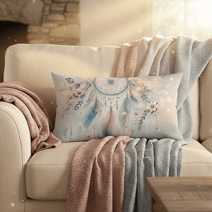 Ethereal Boho Dreamcatcher Lumbar Cushion