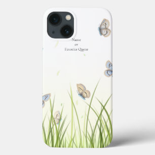 Ethereal Butterflies in the Meadow Personalised iPhone 13 Case