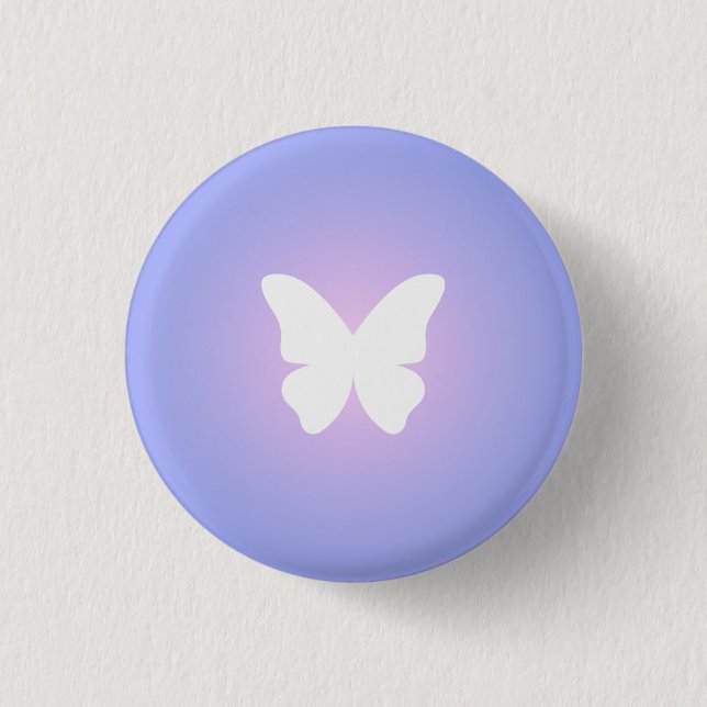 Ethereal Butterfly Glow 3 Cm Round Badge (Front)