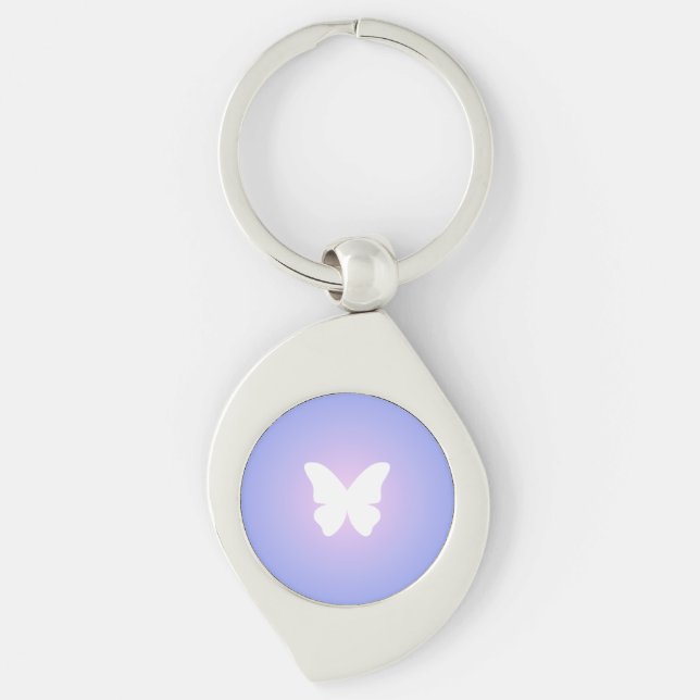 Ethereal Butterfly Glow Key Ring (Front)
