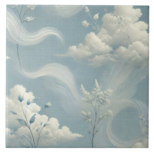 Ethereal Clouds Ceramic Tile