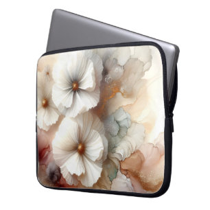 Ethereal Cosmos Flowers Laptop Sleeve