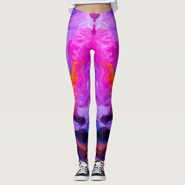 "Ethereal Currents" Leggings (Front)