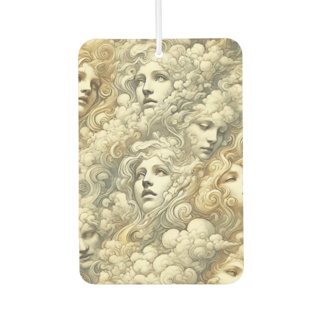 Ethereal Drift – Gothic Victorian Car Air Freshener (Front)