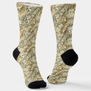 Ethereal Drift – Gothic Victorian Tapestry Socks