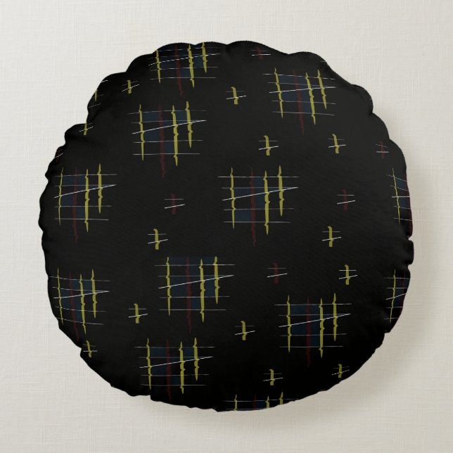 Ethereal Echoes Round Cushion (Front)