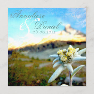 Ethereal Edelweiss Wedding Invitation