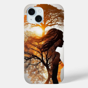 Ethereal Elegance: AI-Designed Beautiful Woman  iPhone 15 Case
