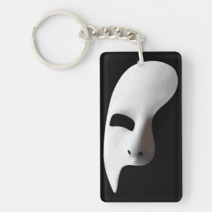 Ethereal Elegance: Creepy Phantom Mask Key Ring