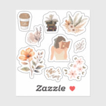 Ethereal Elegance: Esthetic Sticker Collection