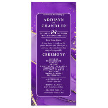 Ethereal Elegance: Purple Geode-Inspired Wedding