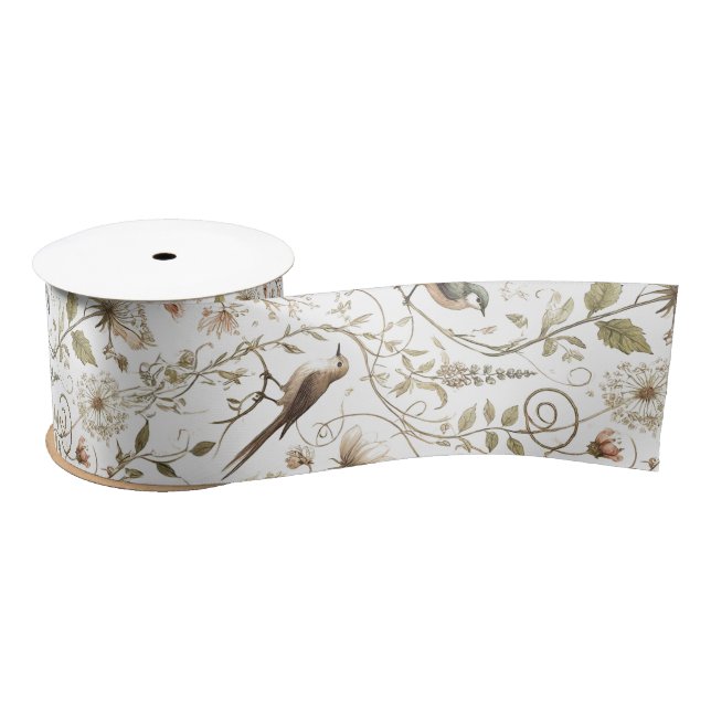 Ethereal Enchanted Forest Satin Ribbon (Spool)