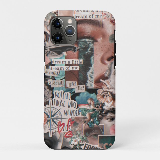 "Ethereal Essence: Aesthetic Print iPhone Case" Case-Mate iPhone Case (Back)