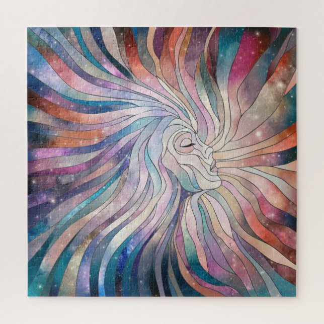 Ethereal Essence - Mosaic Art Jigsaw Puzzle (Vertical)