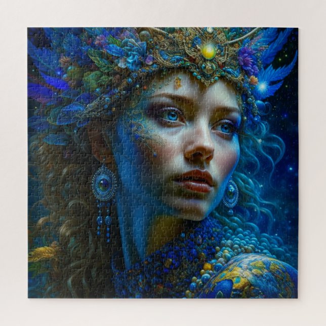 Ethereal Fantasy Art Princess Warrior Mystical Jigsaw Puzzle (Vertical)