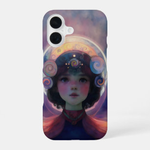Ethereal Fantasy Celestial Child Dream Guardian iPhone 16 Case