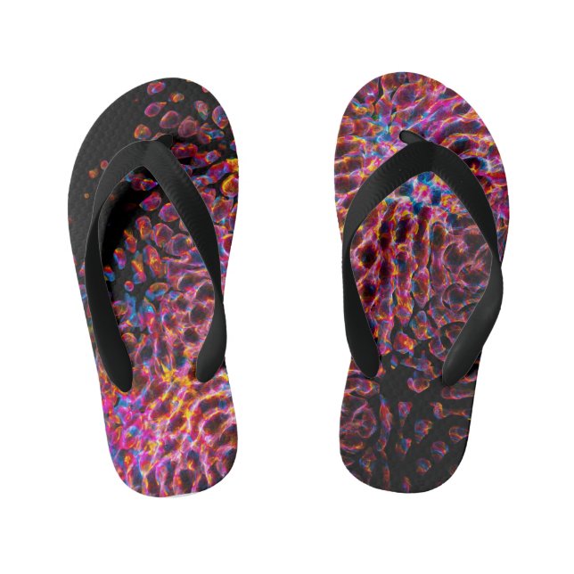 "Ethereal Fire: A Captivating Lightpainting of  Kid's Thongs (Footbed)