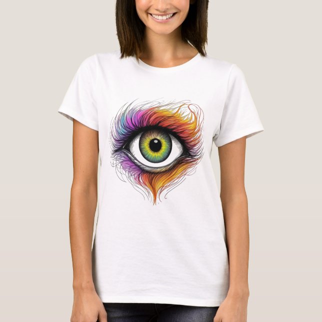 Ethereal Flame Eye T-Shirt (Front)