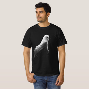 Ethereal Flowing Ghost Illustration T-Shirt
